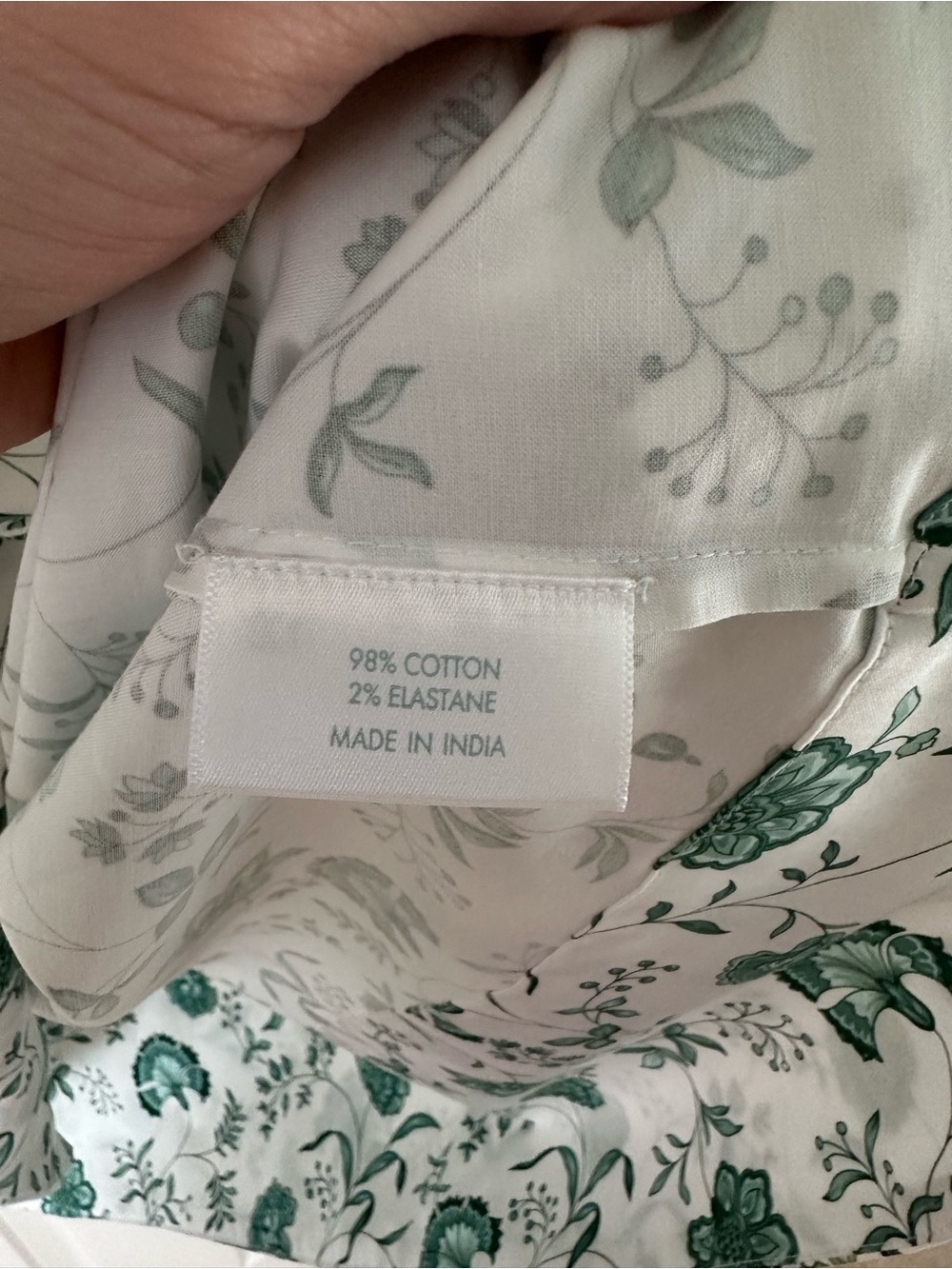 Lake Brunch Midi Dress in Meadow Vines Floral Pattern - Tie-Waist - Size Medium - Picture 4 of 4